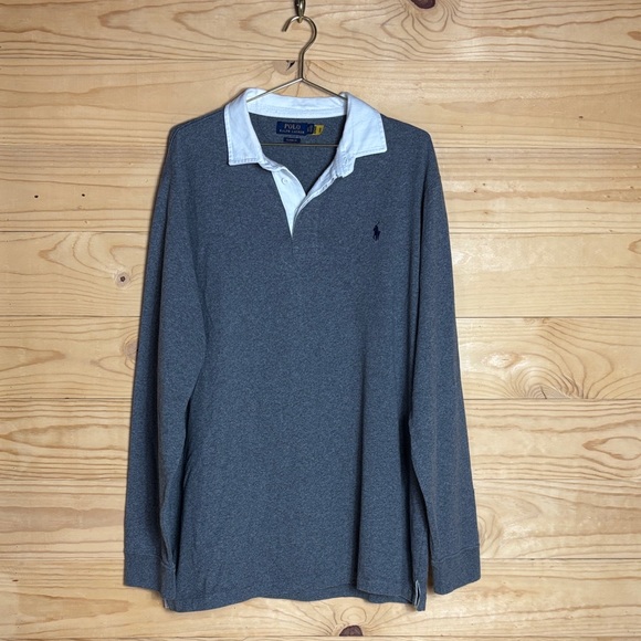 Polo Ralph Lauren Other - Polo‎ by Ralph Lauren Men's Dark Gray Long Sleeve Polo